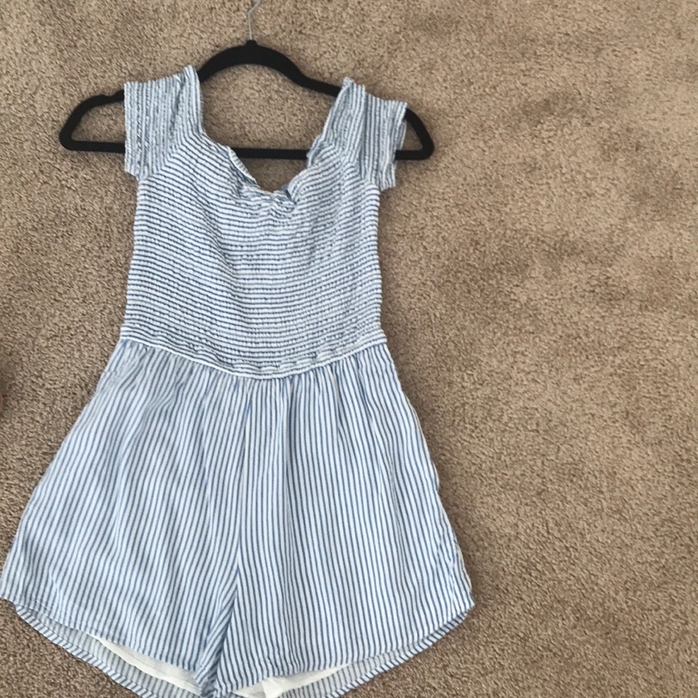 Off the shoulder girls romper
